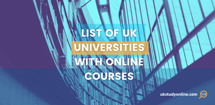 List of UK universities with online courses