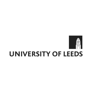 University of leeds logo white 1080 x 1080